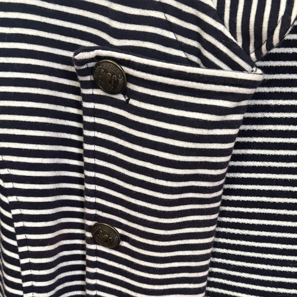 Tommy Hilfiger Striped Blazer with Button Accents - Picture 6 of 7